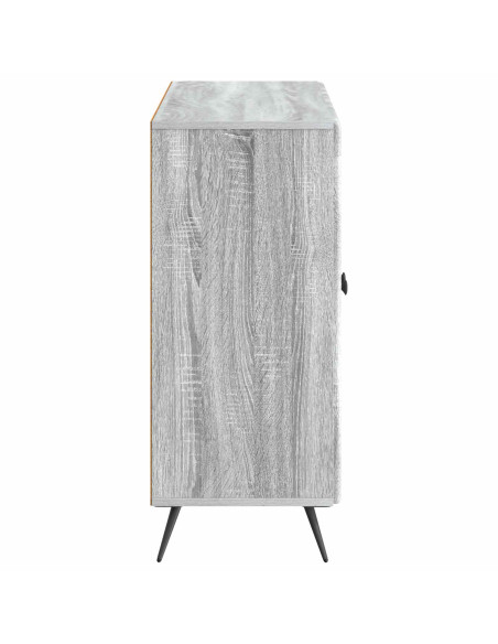 Credenza Grigio Sonoma 89 x 34,5 x 80 cm Legno ingegnerizzato