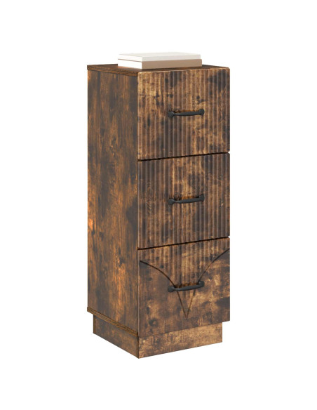 Mobile con Cassetti Rovere Fumo 33 x 34,5 x 87 cm