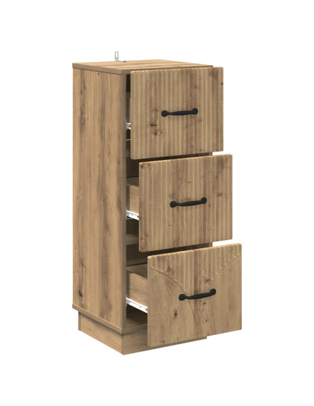 Mobile con Cassetti Rovere Artigianale 33 x 34,5 x 87 cm
