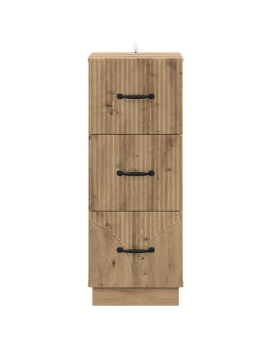 Mobile con Cassetti Rovere Artigianale 33 x 34,5 x 87 cm