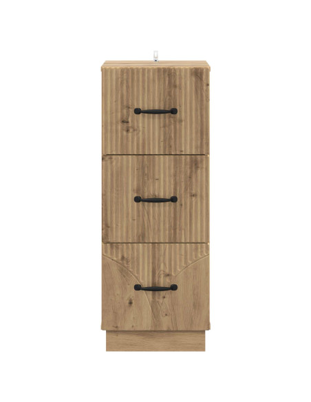 Mobile con Cassetti Rovere Artigianale 33 x 34,5 x 87 cm