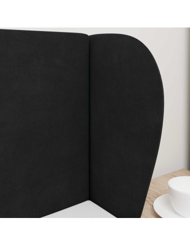 Orecchia della Testata Nero 40 x 23 x 6 cm Velluto