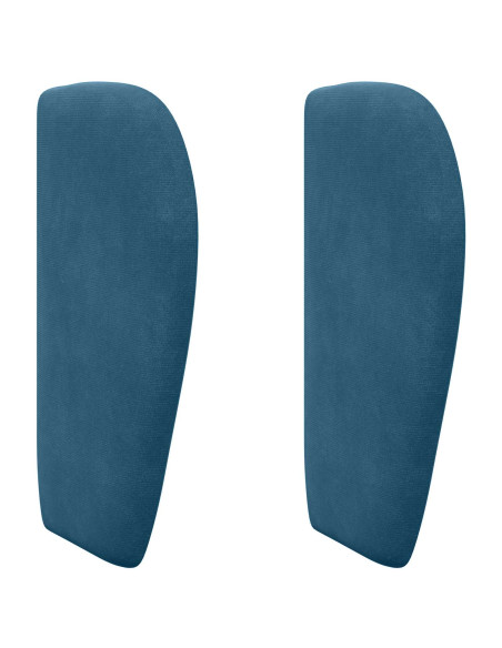 Orecchia della Testata Blu 40 x 23 x 6 cm Velluto