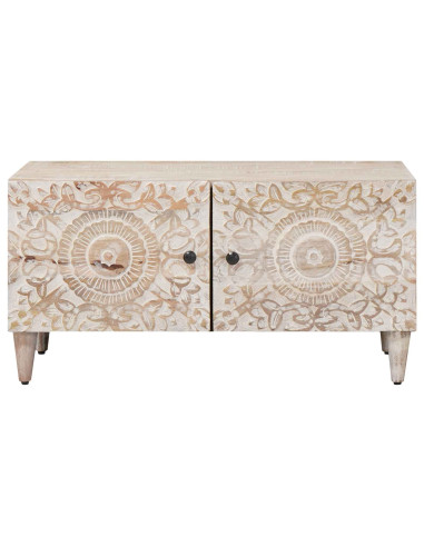 Tavolino da salotto Bianco 80 x 50 x 40 cm