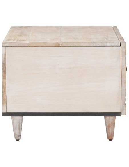 Tavolino da salotto Bianco 80 x 50 x 40 cm