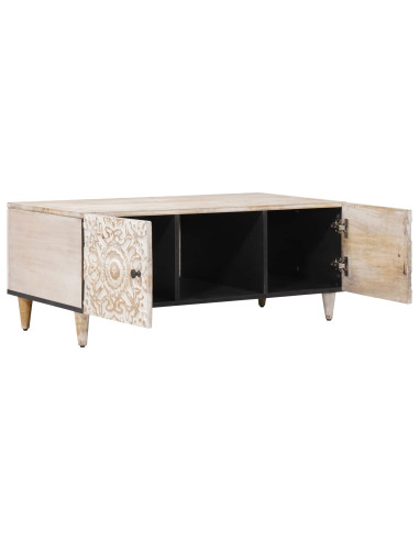Tavolino da salotto Bianco 100 x 54 x 40 cm