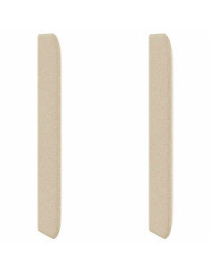 Orecchia della Testata Crema 80 x 16 x 4 cm Tessuto 2
