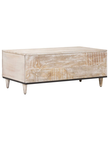 Tavolino da salotto Bianco 100 x 54 x 40 cm