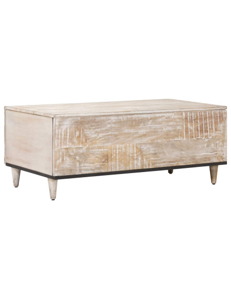 Tavolino da salotto Bianco 100 x 54 x 40 cm