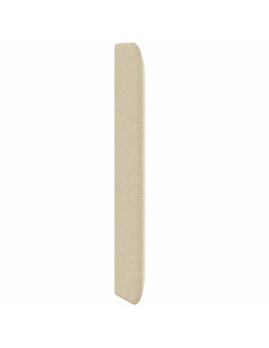 Orecchia della Testata Crema 80 x 16 x 4 cm Tessuto