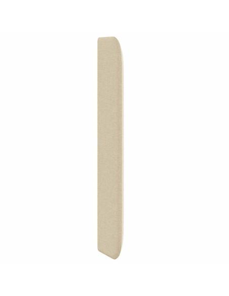 Orecchia della Testata Crema 80 x 16 x 4 cm Tessuto