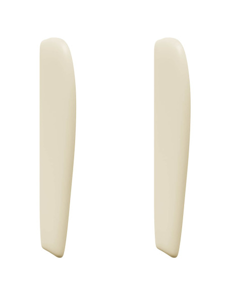Orecchia della Testata Crema 80 x 23 x 6 cm PVC