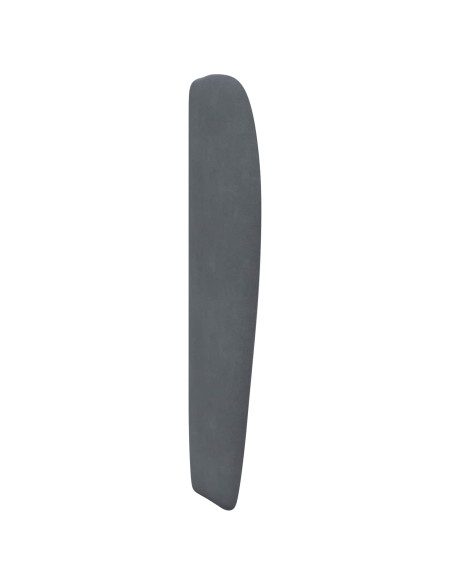Orecchia della Testata Grigio Sfumato 80 x 23 x 6 cm Velluto