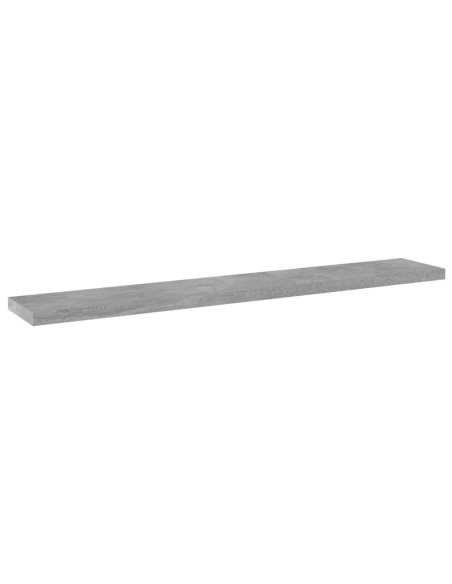 Ripiani per Libreria 8pz Grigio Cemento 60x10x1,5cm Multistrato