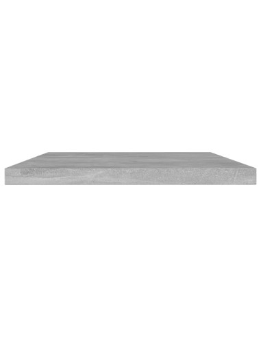 Ripiani per Libreria 8pz Grigio Cemento 60x10x1,5cm Multistrato