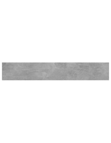 Ripiani per Libreria 8pz Grigio Cemento 60x10x1,5cm Multistrato