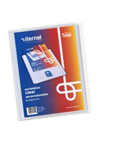 PORTALIST CLEAR PERSONALIZ 30 FOGLI