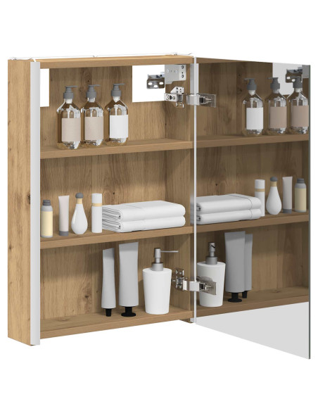 Mobiletto per specchio da bagno Rovere Artigianale