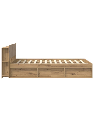 Telaio del letto con storage Rovere Artigianale 120 x 200 cm