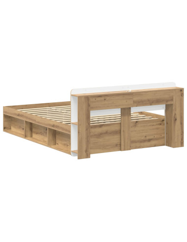 Telaio del letto con storage Rovere Artigianale 135 x 190 cm