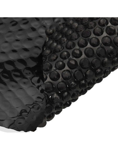 Copertura per piscina 1000 x 500 cm Quadrato PE Nero