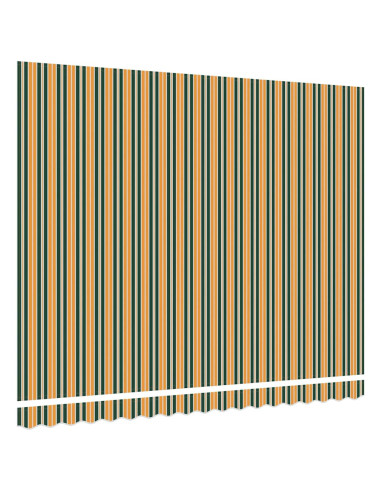 Telo di ricambio per tenda da sole Verde e giallo 380 x 345 cm