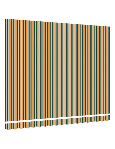 Telo di ricambio per tenda da sole Verde e giallo 380 x 345 cm