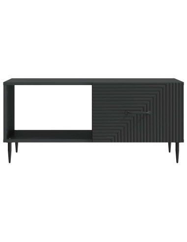 Tavolino da salotto Nero 90 x 50 x 40 cm Legno ingegnerizzato