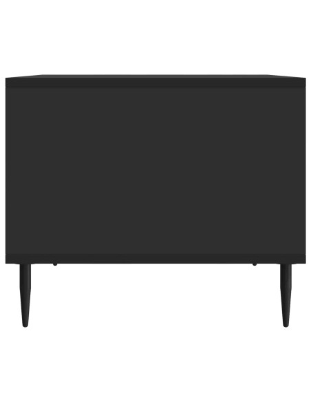 Tavolino da salotto Nero 90 x 50 x 40 cm Legno ingegnerizzato