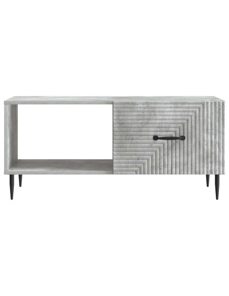 Tavolino da salotto Grigio Cemento 90 x 50 x 40 cm