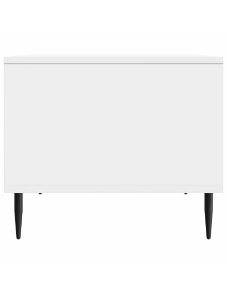 Tavolino da salotto Bianco Lucido 90 x 50 x 40 cm