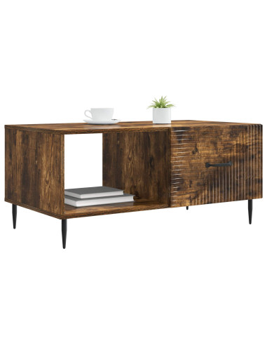 Tavolino da salotto Rovere Fumo 90 x 50 x 40 cm
