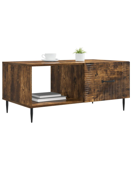 Tavolino da salotto Rovere Fumo 90 x 50 x 40 cm