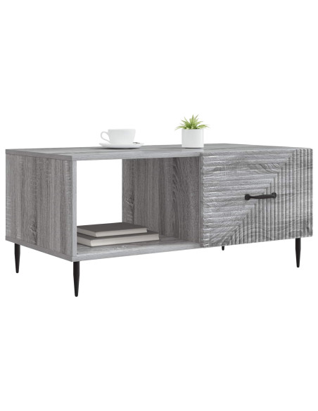 Tavolino da salotto Grigio Sonoma 90 x 50 x 40 cm