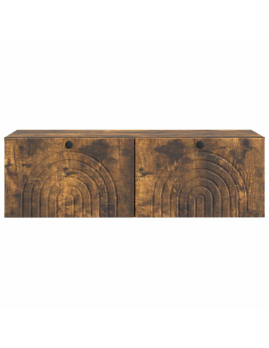 Mobile Porta TV da Muro Rovere Fumo 99 x 41 x 30 cm