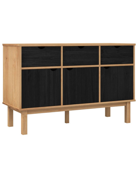 Credenza OTTA Marrone e Nero 114 x 43 x 73,5 cm