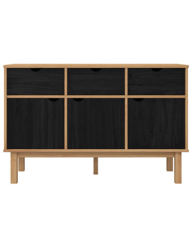 Credenza OTTA Marrone e Nero 114 x 43 x 73,5 cm