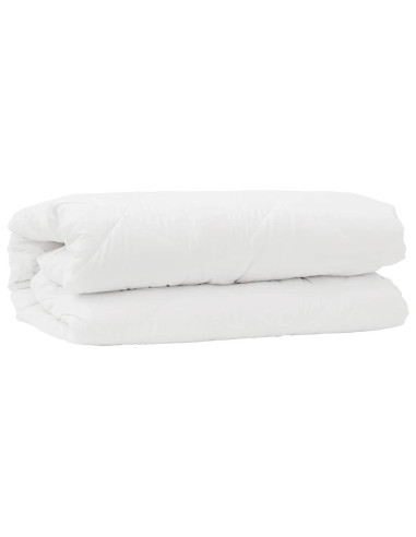 Set di Piumoni con cuscino 2 pcs Bianco Microfibra