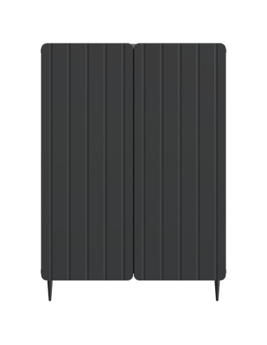 Credenza Nero 66 x 34,5 x 92 cm Legno ingegnerizzato