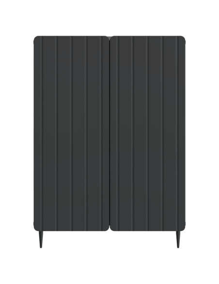 Credenza Nero 66 x 34,5 x 92 cm Legno ingegnerizzato