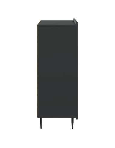 Credenza Nero 66 x 34,5 x 92 cm Legno ingegnerizzato