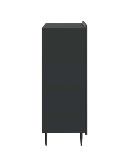 Credenza Nero 66 x 34,5 x 92 cm Legno ingegnerizzato
