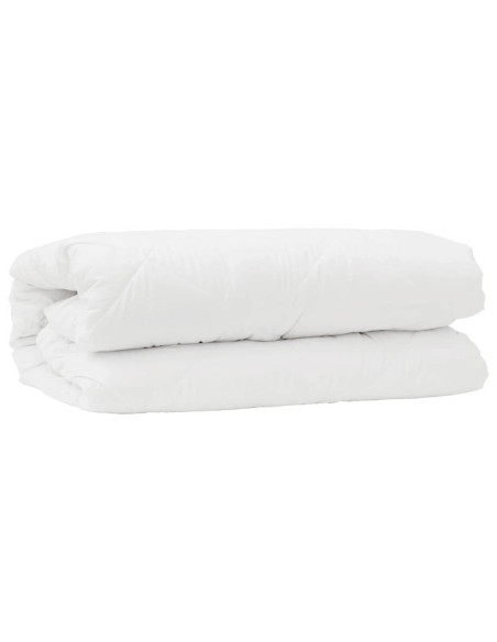 Set di Piumoni con cuscino 2 pcs Bianco Microfibra