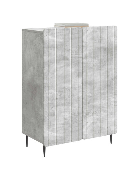 Credenza Grigio Cemento 66 x 34,5 x 92 cm Legno ingegnerizzato