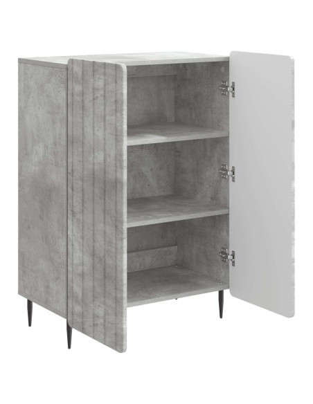Credenza Grigio Cemento 66 x 34,5 x 92 cm Legno ingegnerizzato