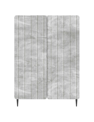 Credenza Grigio Cemento 66 x 34,5 x 92 cm Legno ingegnerizzato