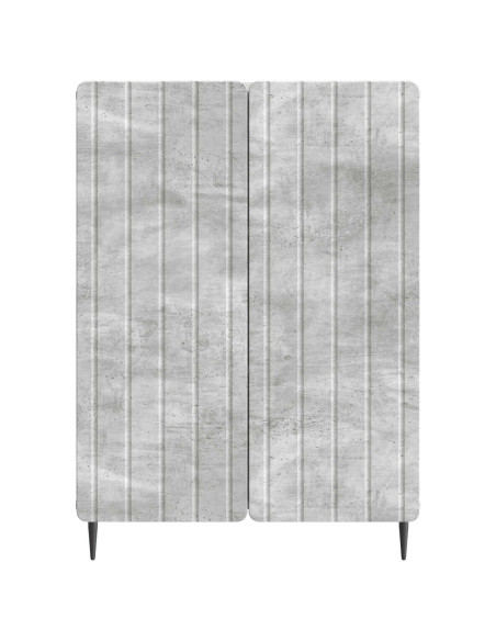 Credenza Grigio Cemento 66 x 34,5 x 92 cm Legno ingegnerizzato