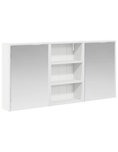 Set di Armadi da Bagno con lo scaffale 3 pcs 126 x 16 x 62.5 cm 2