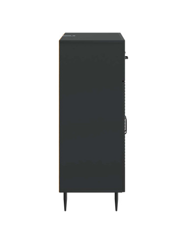 Credenza Nero 66 x 34,5 x 89,5 cm Legno ingegnerizzato