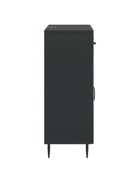 Credenza Nero 66 x 34,5 x 89,5 cm Legno ingegnerizzato